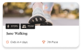 Dialogue's Wellness program June walking challenge