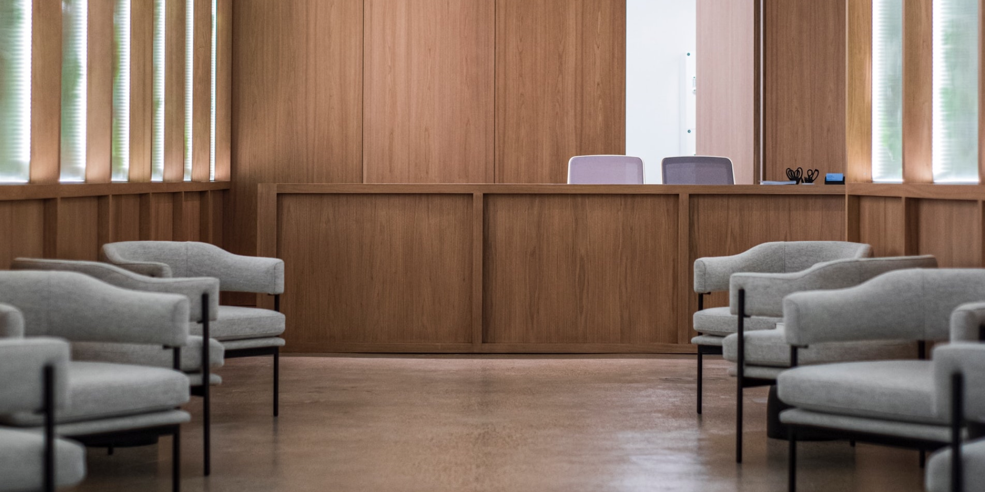 Public healthcare clinic waiting room