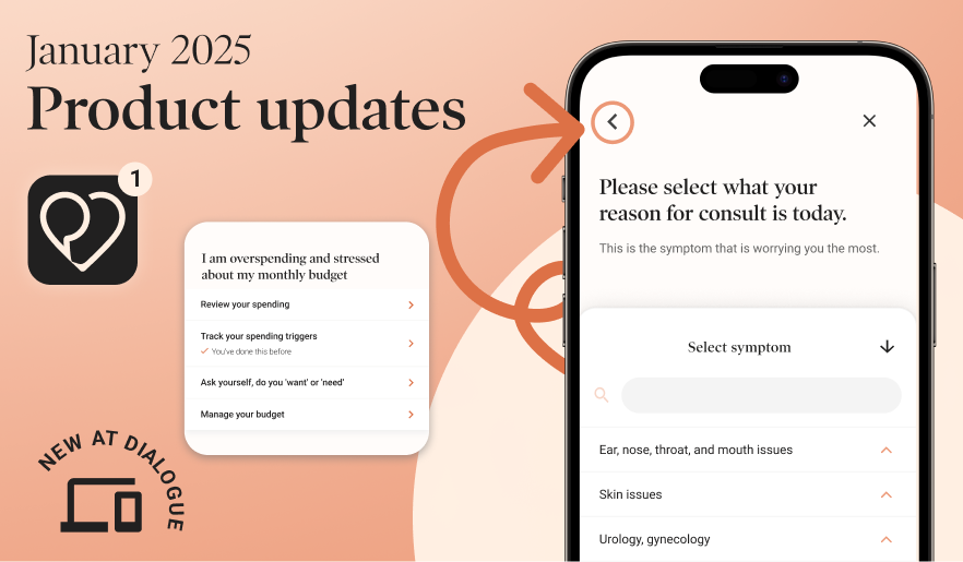 January update: a smoother intake experience and new Healthy Habits