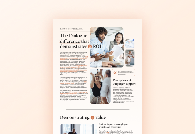 The Dialogue difference that demonstrates ROI