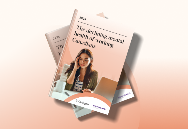 The declining mental health of working Canadians